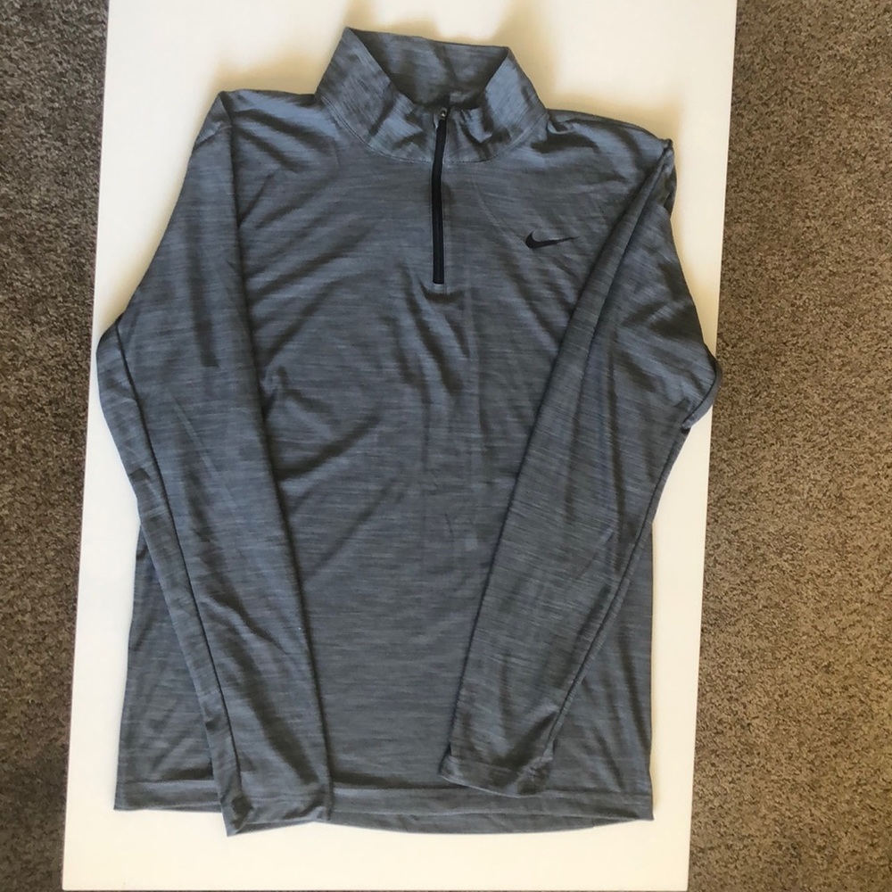 NIKE dri-fit performance quarter zip pullover